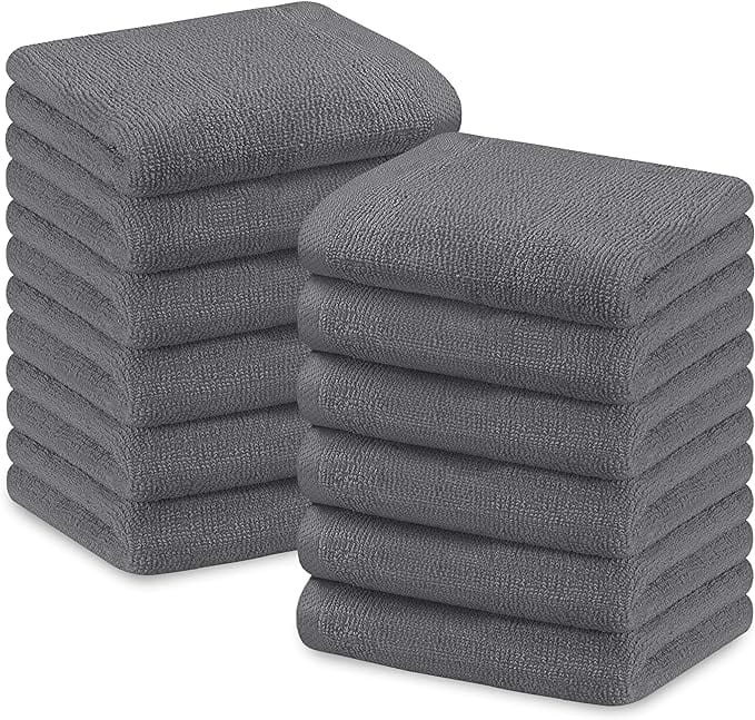 OLIVIA ROCCO Hotel Bath Sheets | 100% Cotton 500GSM Ultra Soft 12 Pack