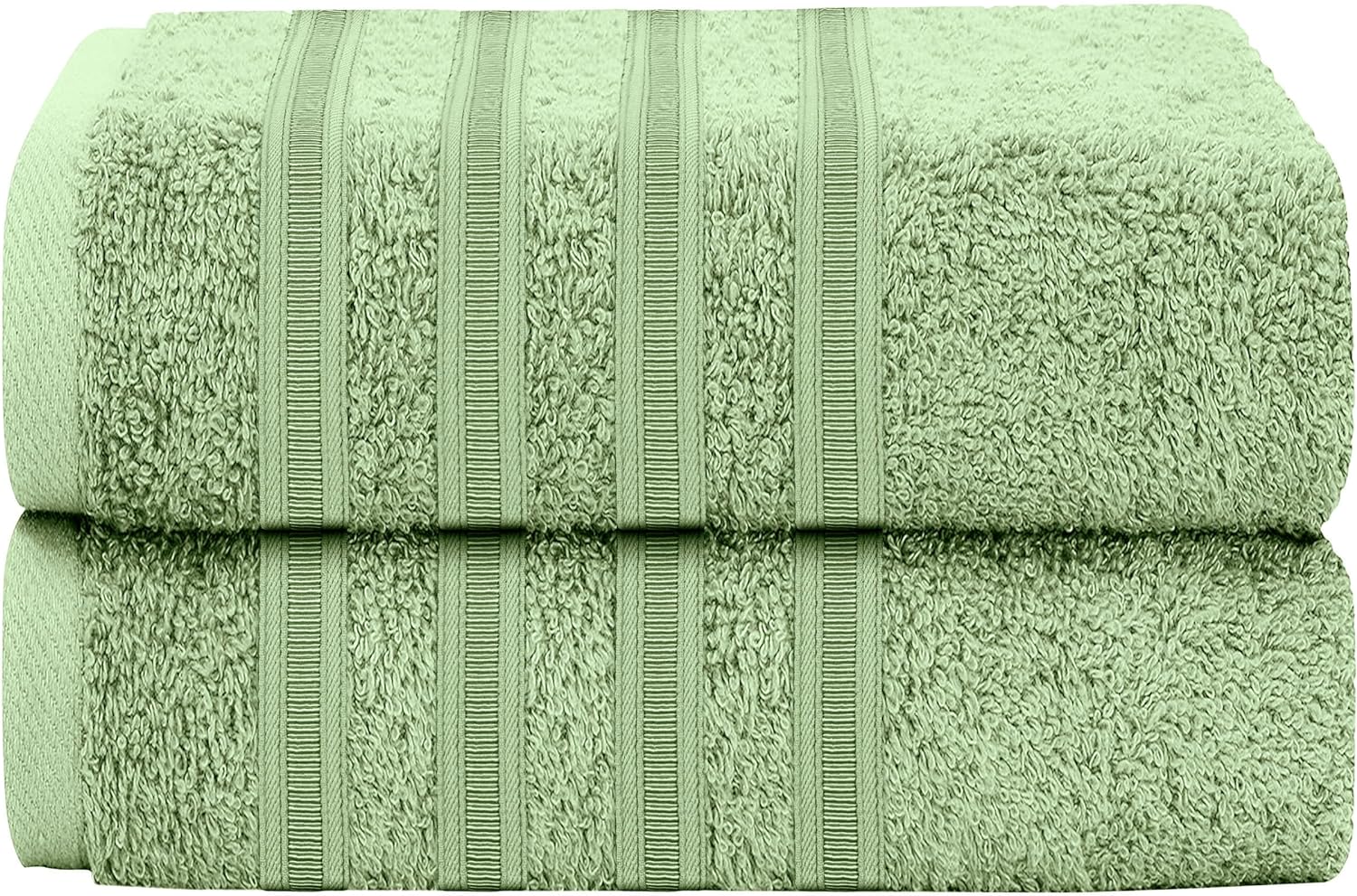 OLIVIA ROCCO Ritz Cotton Towel Bale – Soft Viscose Stripe Bath Sheets