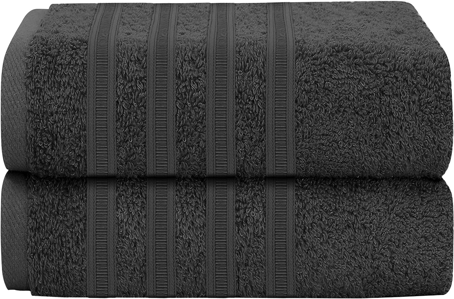 OLIVIA ROCCO Ritz Cotton Towel Bale – Soft Viscose Stripe Bath Sheets