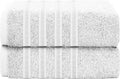 OLIVIA ROCCO Ritz Cotton Towel Bale – Soft Viscose Stripe Bath Sheets