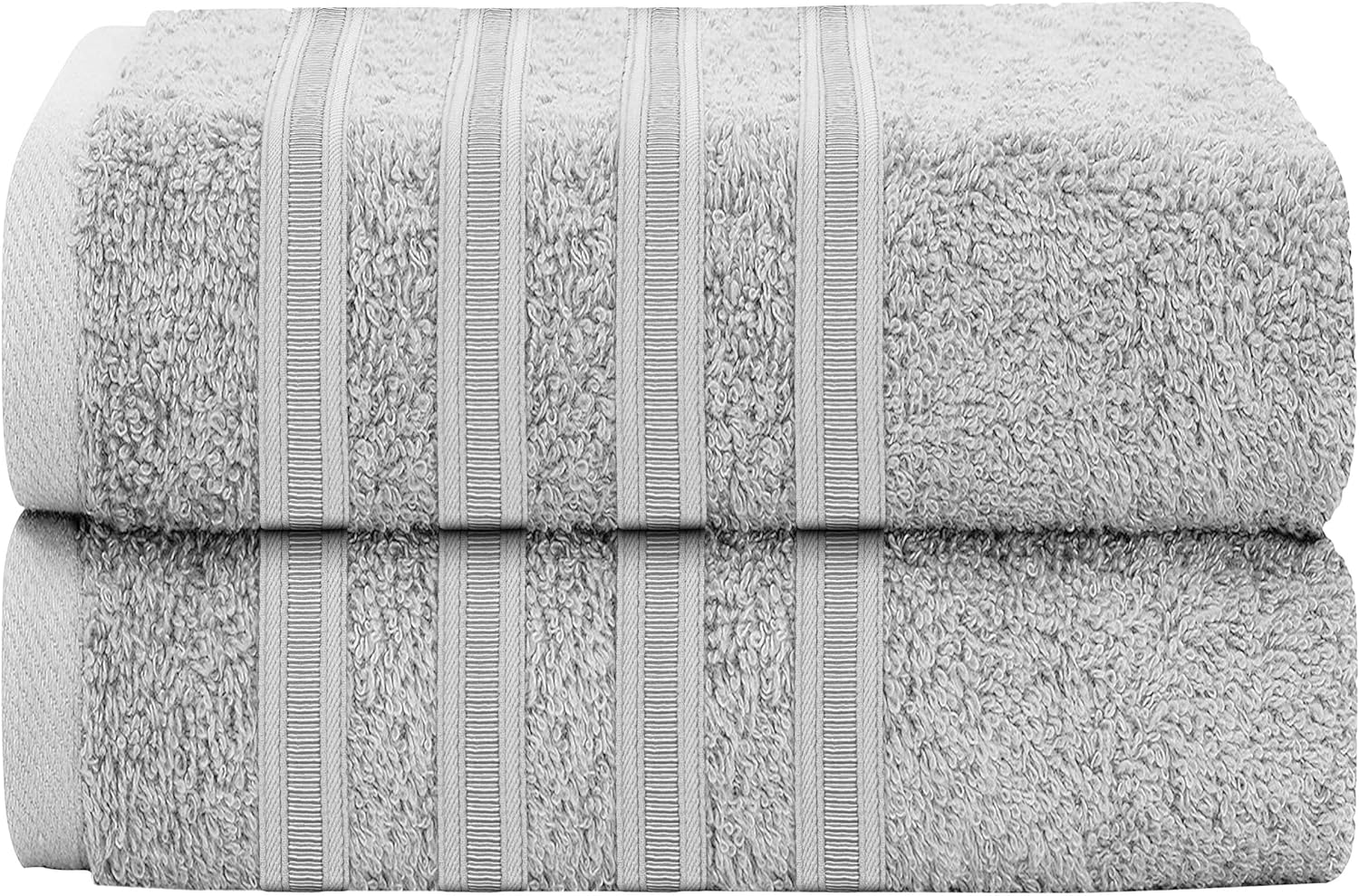 OLIVIA ROCCO Ritz Cotton Towel Bale – Soft Viscose Stripe Bath Sheets