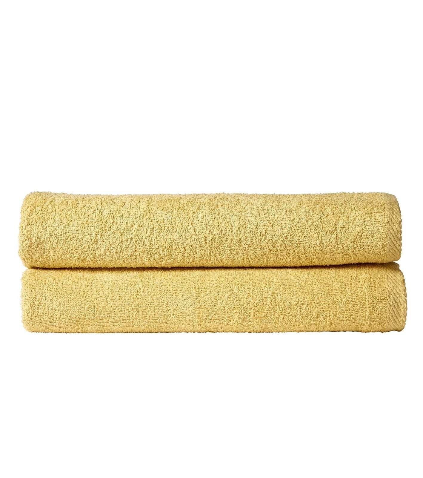 OLIVIA ROCCO Bath Sheets Pack of 2 – 100% Indus Valley Cotton 80x140 cm
