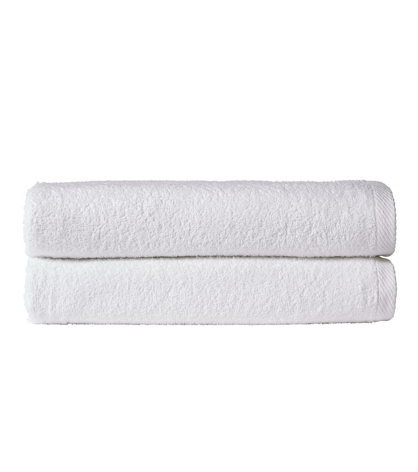 OLIVIA ROCCO Bath Sheets Pack of 2 – 100% Indus Valley Cotton 80x140 cm