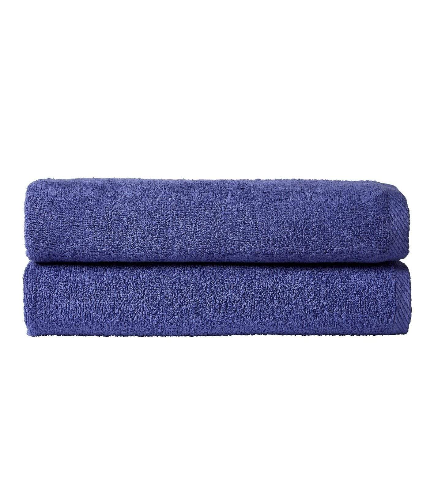 OLIVIA ROCCO Bath Sheets Pack of 2 – 100% Indus Valley Cotton 80x140 cm