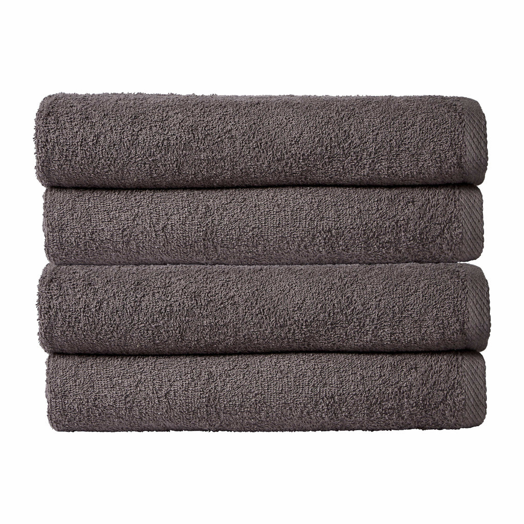 OLIVIA ROCCO Indus Valley Cotton Bath Sheets | Pack of 4 Quick-Drying Towels