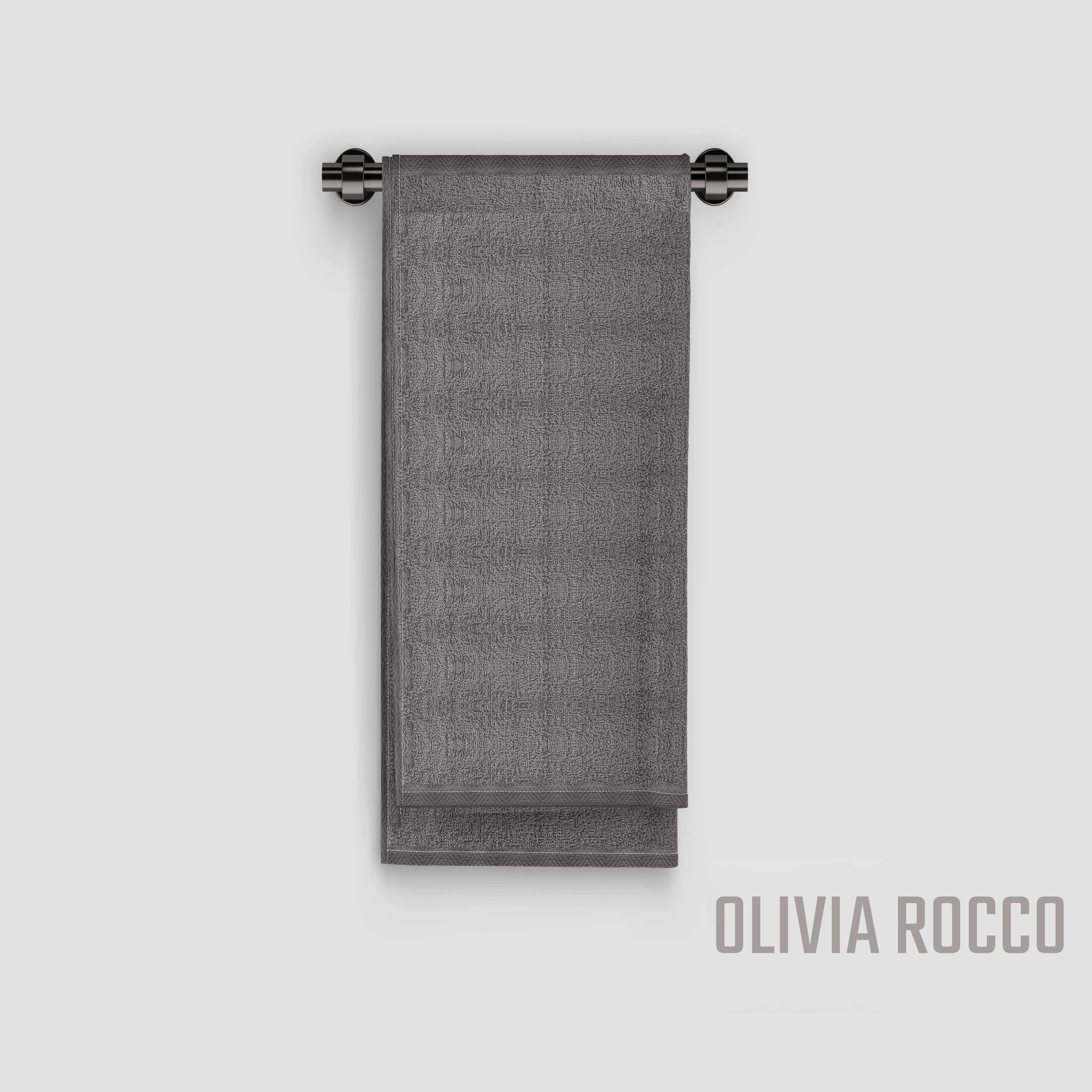 OLIVIA ROCCO Indus Valley Cotton Bath Sheets | Pack of 4 Quick-Drying Towels