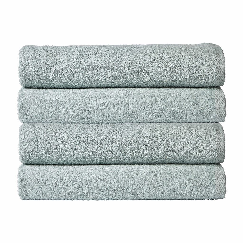 OLIVIA ROCCO Indus Valley Cotton Bath Sheets | Pack of 4 Quick-Drying Towels