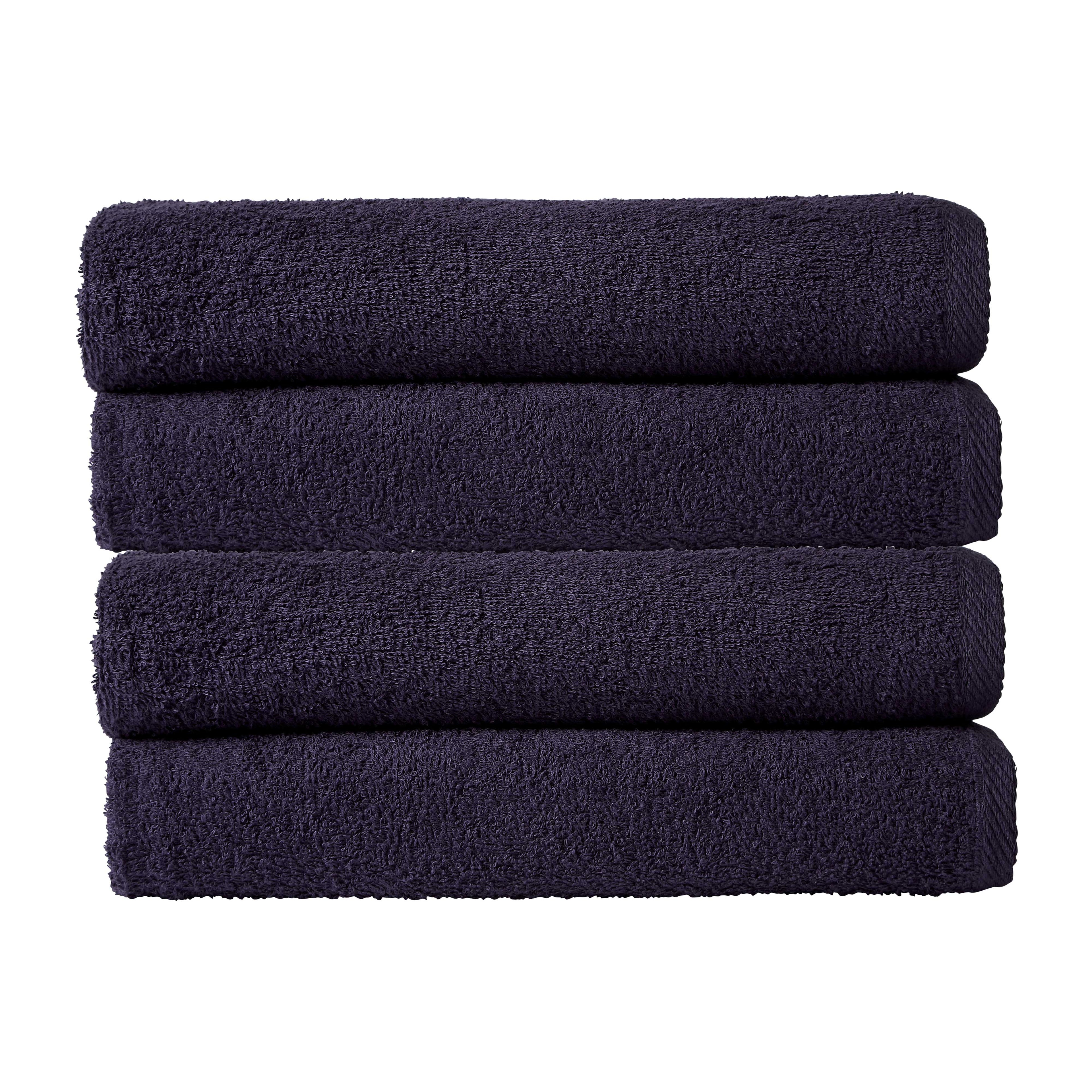 OLIVIA ROCCO Indus Valley Cotton Bath Sheets | Pack of 4 Quick-Drying Towels