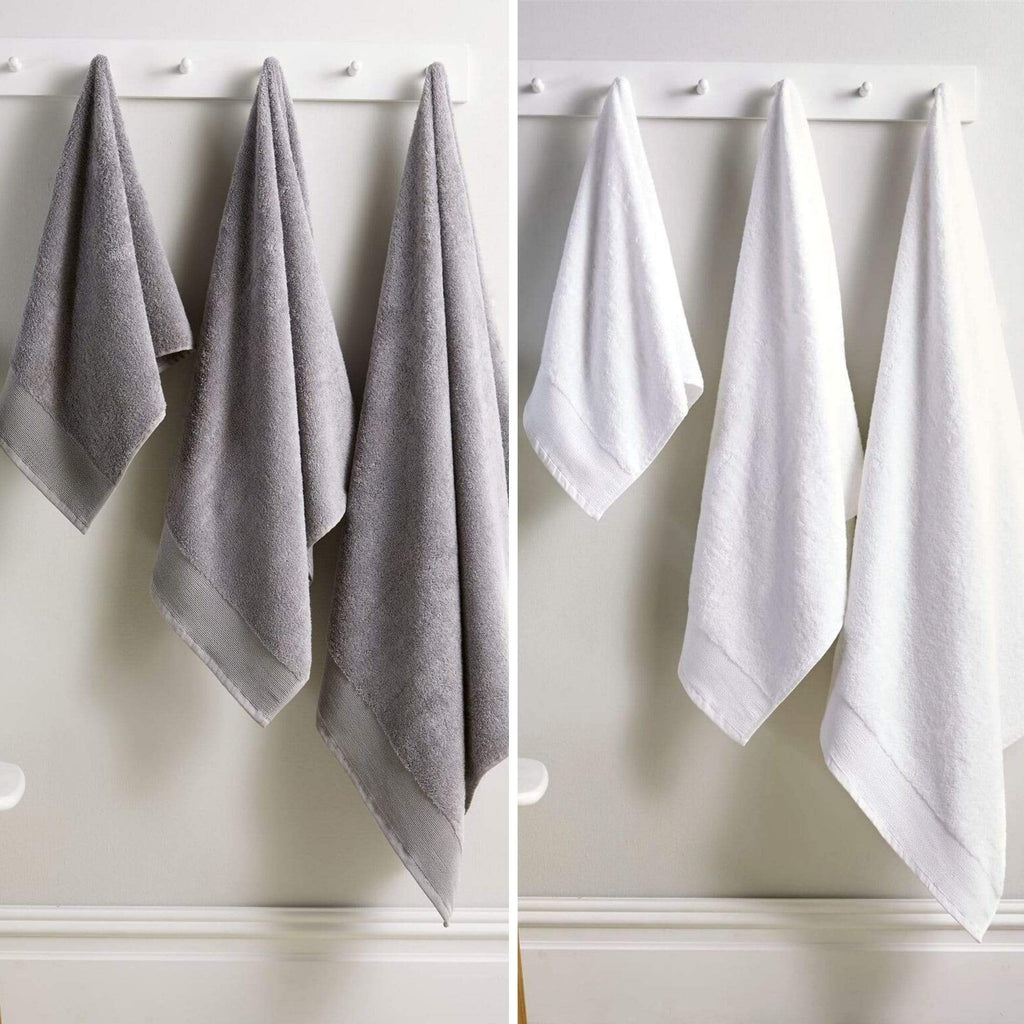 OLIVIA ROCCO Bamboo Cotton Bath Towels – 600GSM Luxury Absorbent Towel