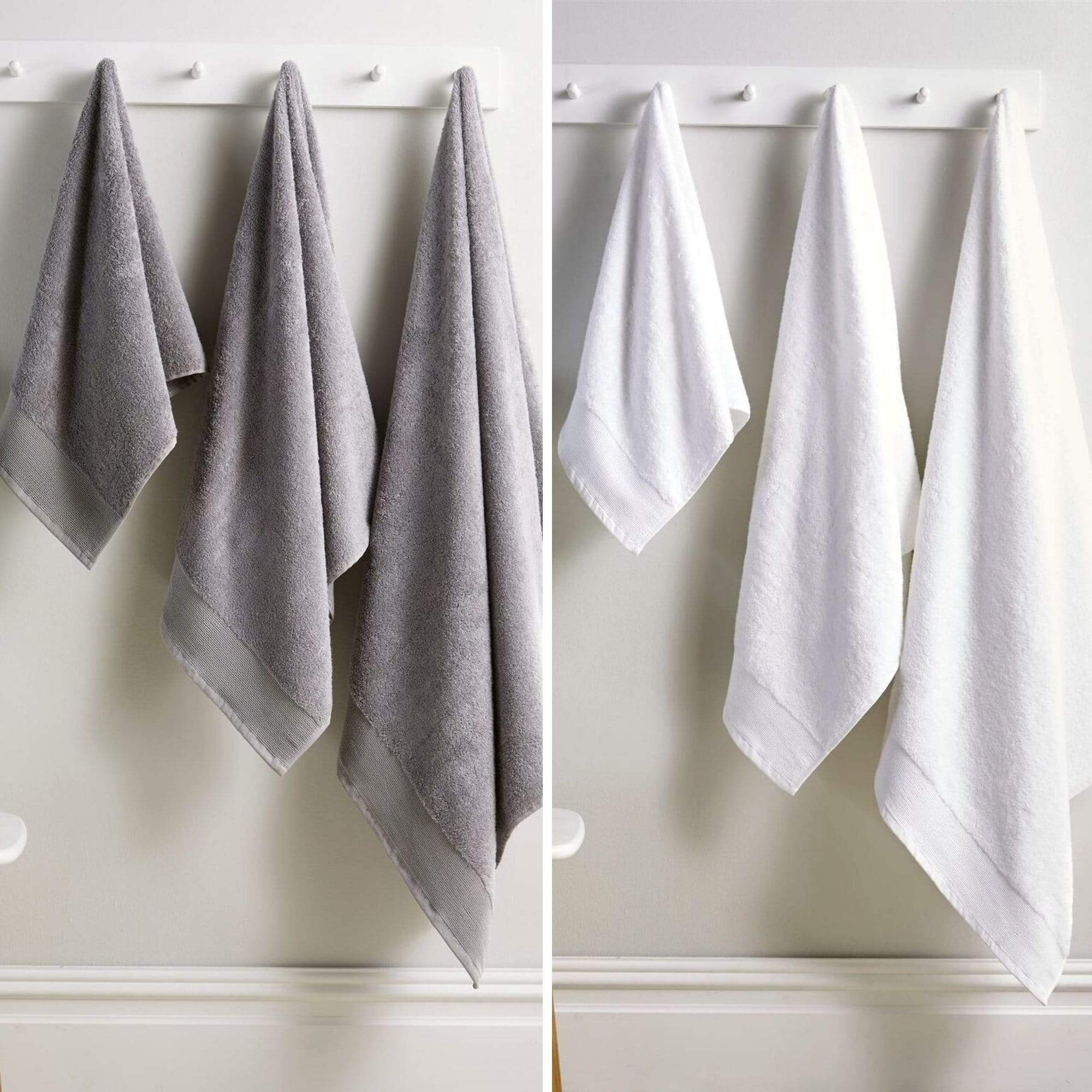 OLIVIA ROCCO Bamboo Cotton Bath Towels – 600GSM Luxury Absorbent Towel
