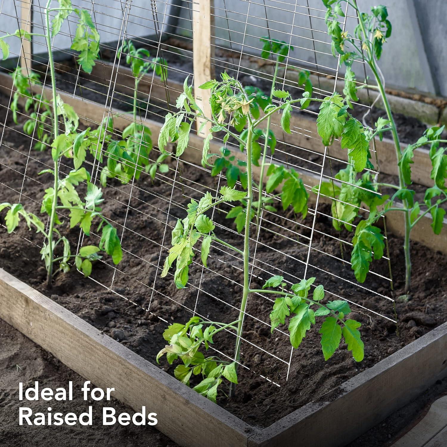 FYNIST Garden Trellis for Climbing Plants | Galvanized Steel Support