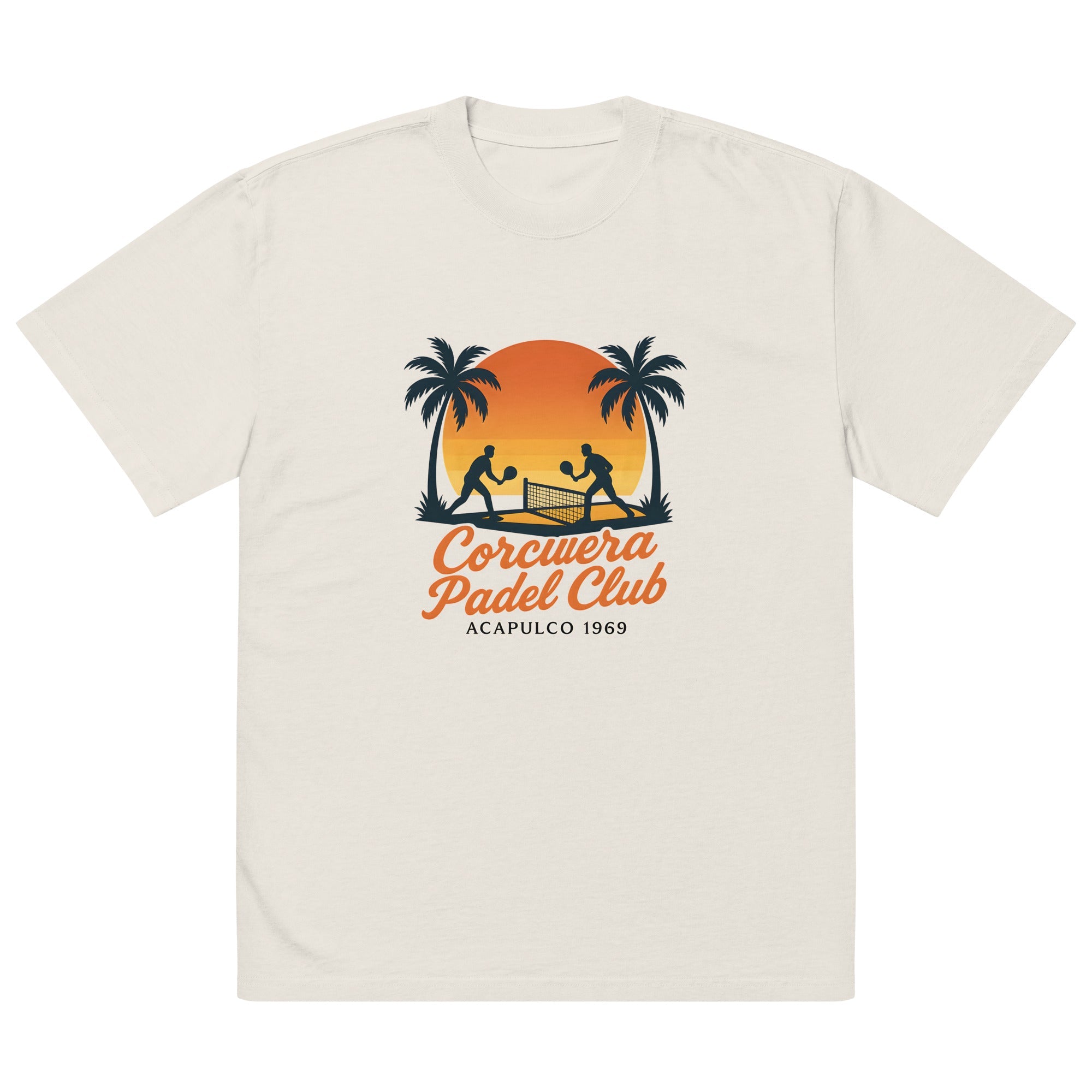 Sunset Oversized faded t-shirt