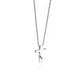 Gecko Jewellery Sterling Silver Plain Cross Pendant – Fred Bennett