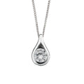 Gecko Jewellery Retail Sterling Silver Polished Teardrop Pendant
