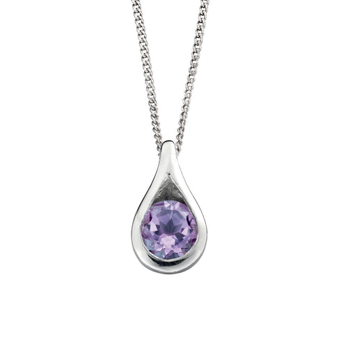 Gecko Jewellery Retail Sterling Silver Polished Teardrop Pendant