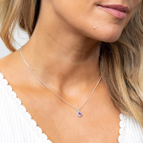 Gecko Jewellery Retail Sterling Silver Polished Teardrop Pendant