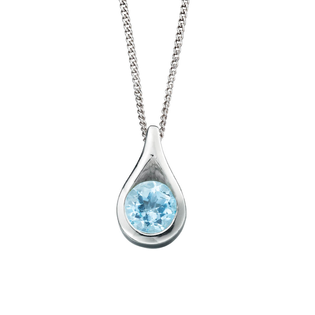 Gecko Jewellery Retail Sterling Silver Polished Teardrop Pendant