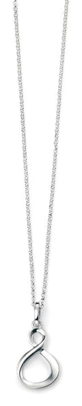 Sterling Silver Infinity Loop Pendant Necklace | Gecko Jewellery Retail