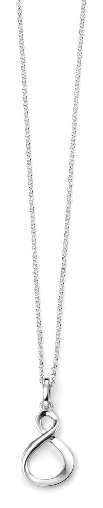 Sterling Silver Infinity Loop Pendant Necklace | Gecko Jewellery Retail