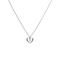Gecko Jewellery Open Heart Pendant – Sterling Silver & Zirconia