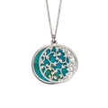 Gecko Jewellery Sterling Silver Ornate Two Piece Turquoise Pendant