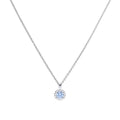Diamonfire Blue Pave Set Pendant – Sterling Silver Cubic Zirconia