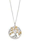Beginnings Tree of Life Pendant – Gold Plated Sterling Silver Necklace