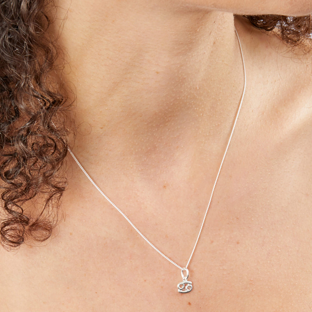 Gecko Jewellery Sterling Silver Zodiac Necklace - Constellation Pendant