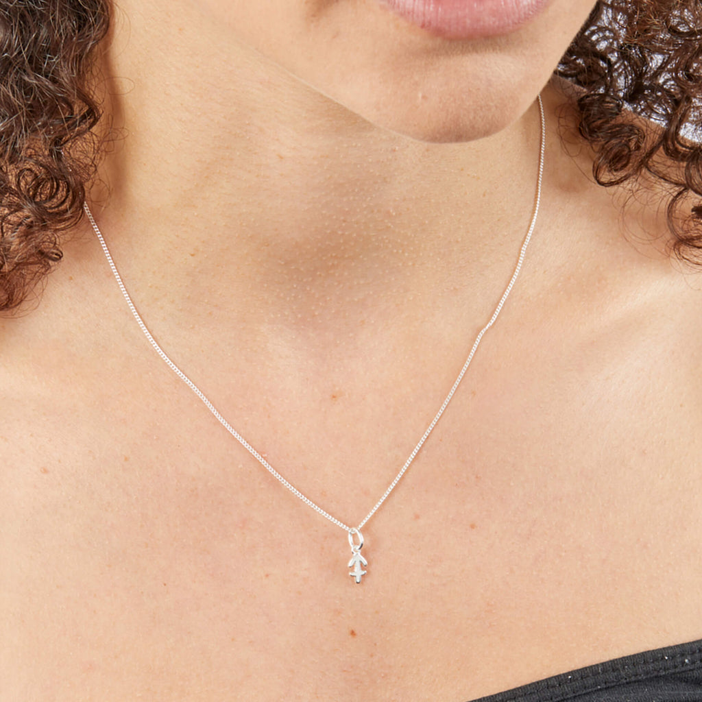Gecko Jewellery Sterling Silver Zodiac Necklace - Constellation Pendant