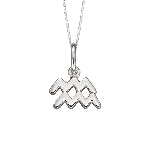Gecko Jewellery Sterling Silver Zodiac Necklace - Constellation Pendant