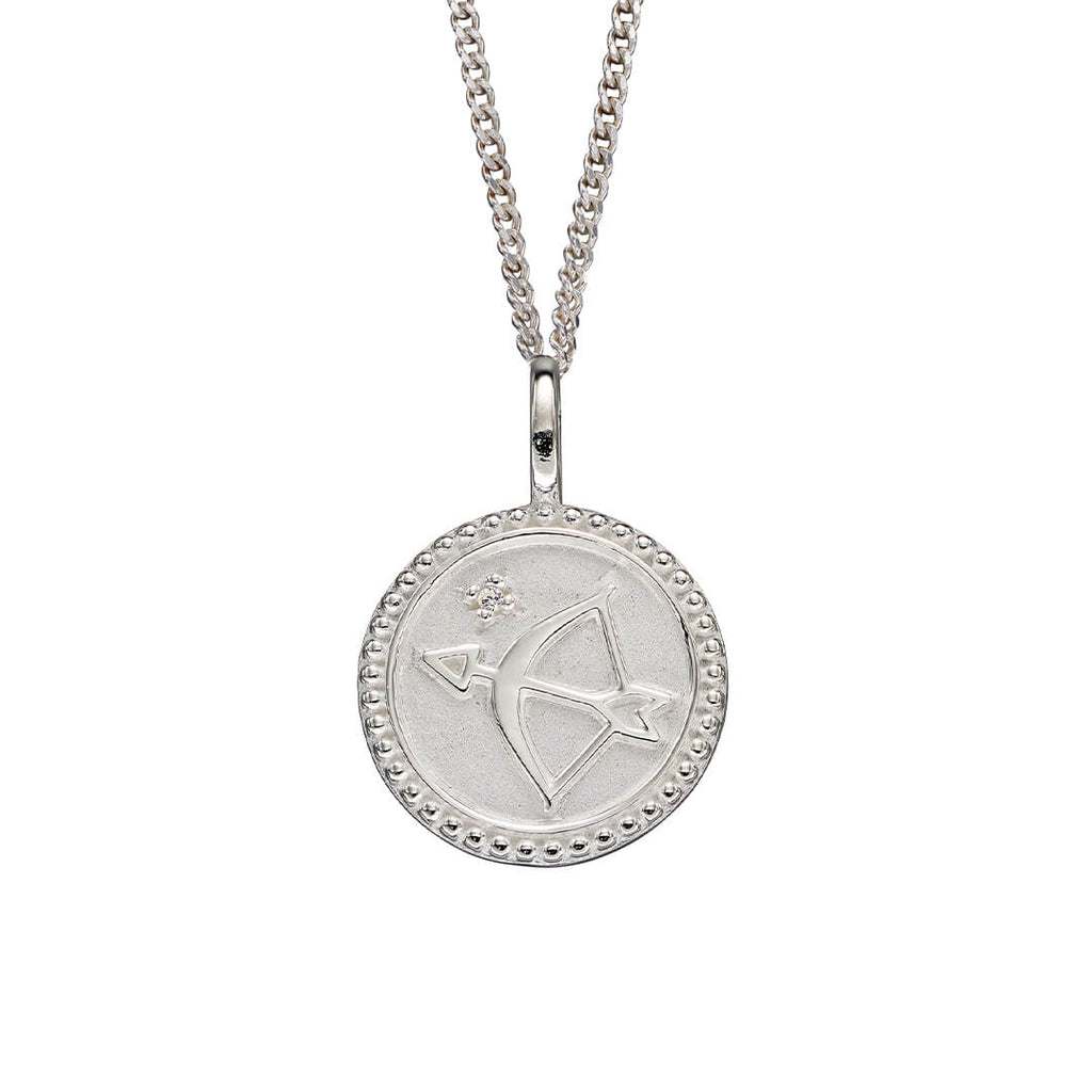 Gecko Jewellery Empowerment Bow and Arrow Pendant in Sterling Silver