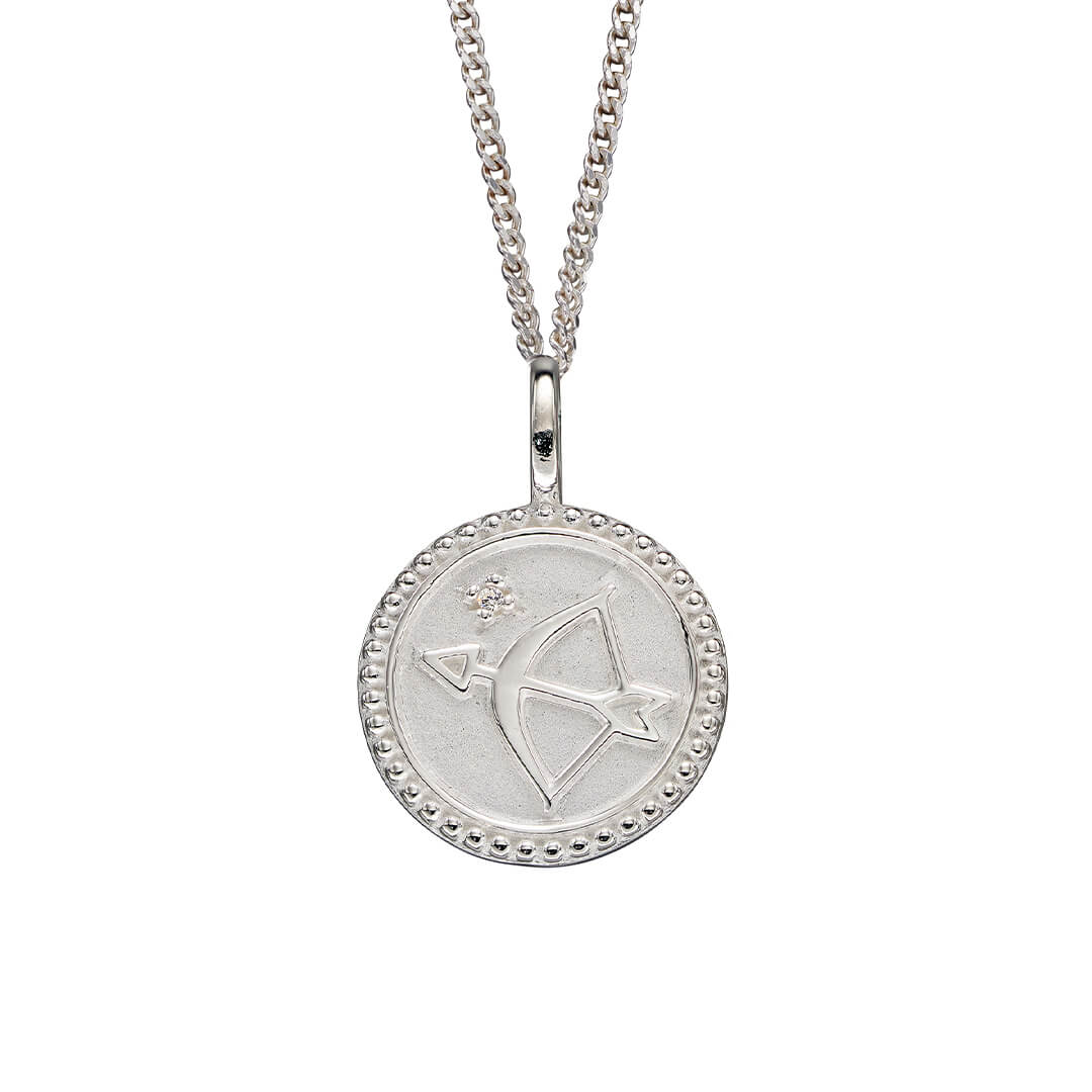Gecko Jewellery Empowerment Bow and Arrow Pendant in Sterling Silver