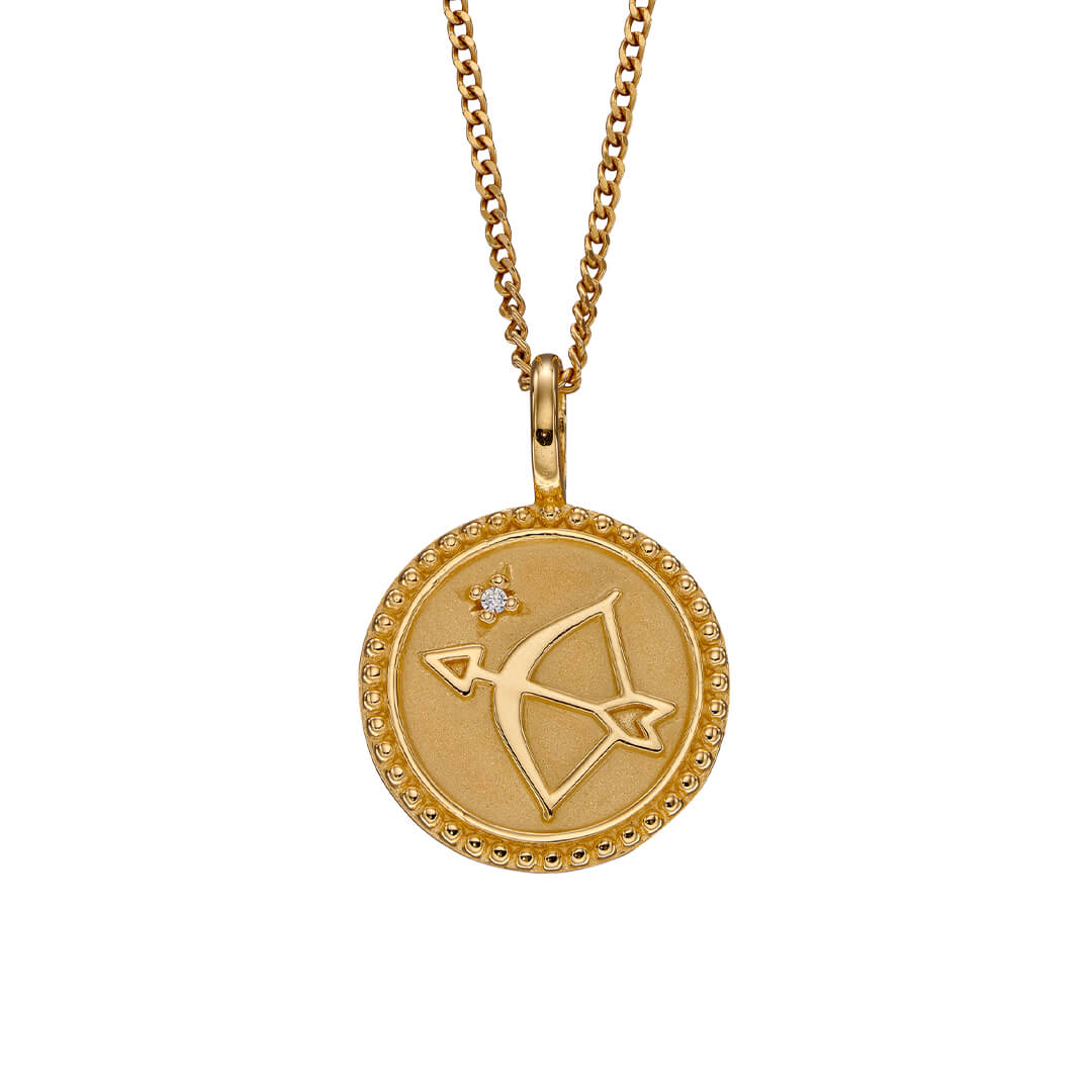 Gecko Jewellery Empowerment Bow and Arrow Pendant in Sterling Silver