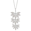 Gecko Jewellery Horsetail Plant Fossil Pendant in Sterling Silver