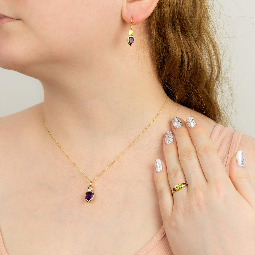 Gecko Jewellery Iris Petal Ring | Sterling Silver Floral Nature Band