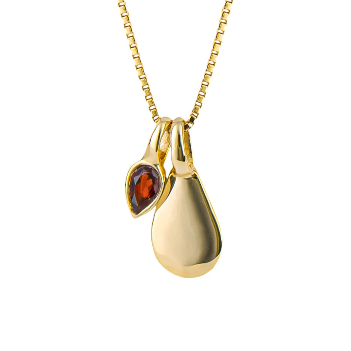 Gecko Jewellery Semi-Precious Birthstone Necklace | Recycled Silver