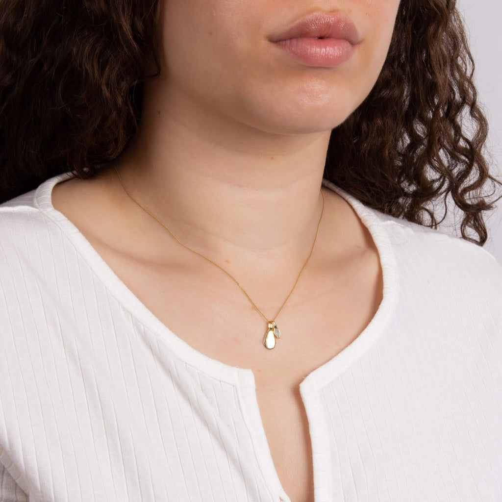 Gecko Jewellery Semi-Precious Birthstone Necklace | Recycled Silver