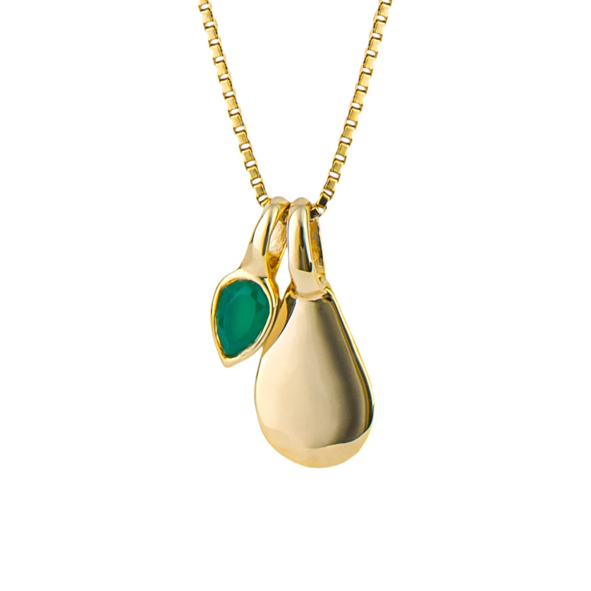 Gecko Jewellery Semi-Precious Birthstone Necklace | Recycled Silver
