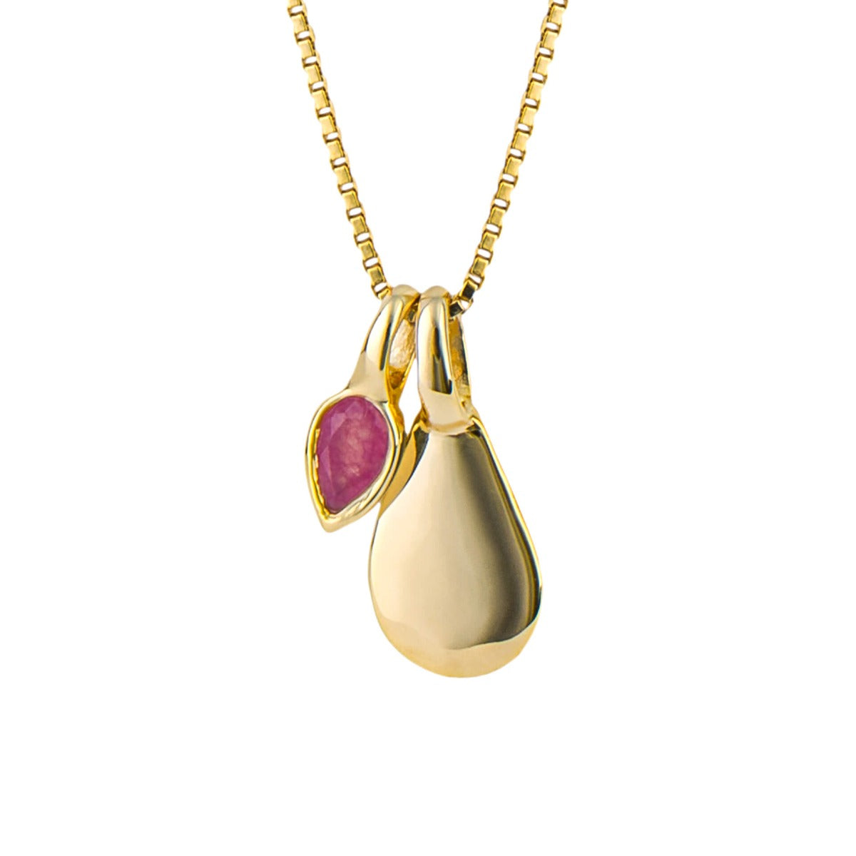 Gecko Jewellery Semi-Precious Birthstone Necklace | Recycled Silver