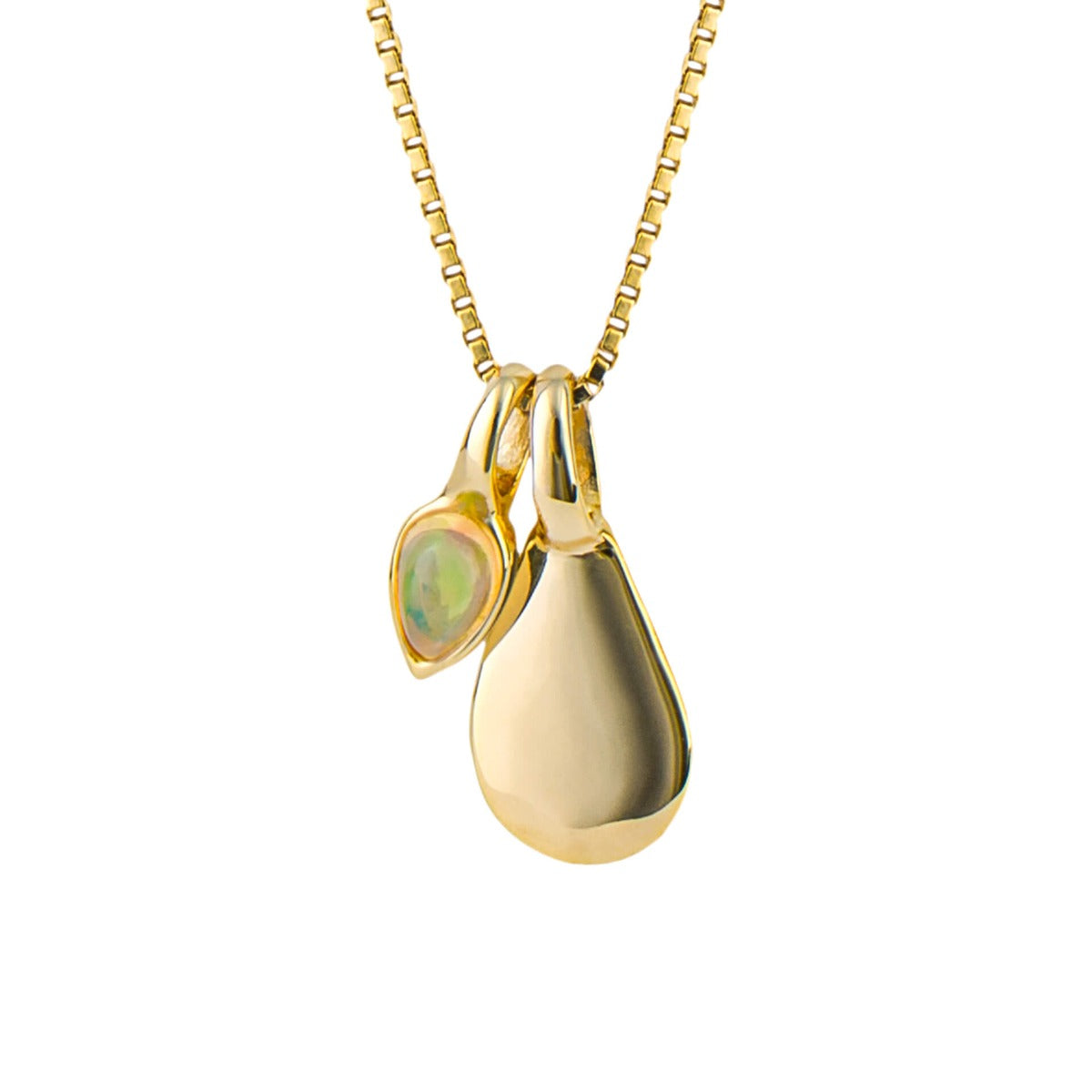 Gecko Jewellery Semi-Precious Birthstone Necklace | Recycled Silver