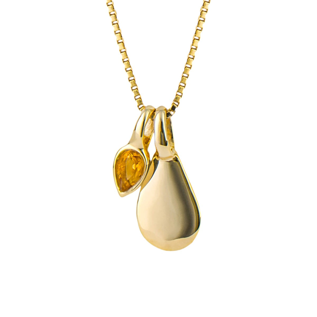 Gecko Jewellery Semi-Precious Birthstone Necklace | Recycled Silver