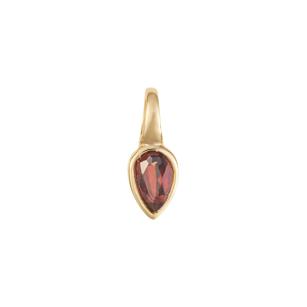 Gecko Jewellery Semi-Precious Birthstone Pendant in Sterling Silver