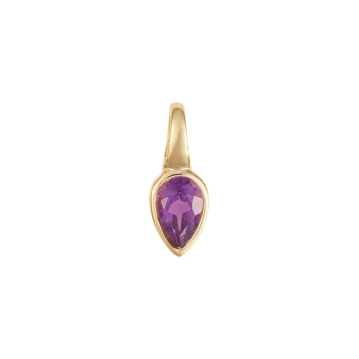 Gecko Jewellery Semi-Precious Birthstone Pendant in Sterling Silver