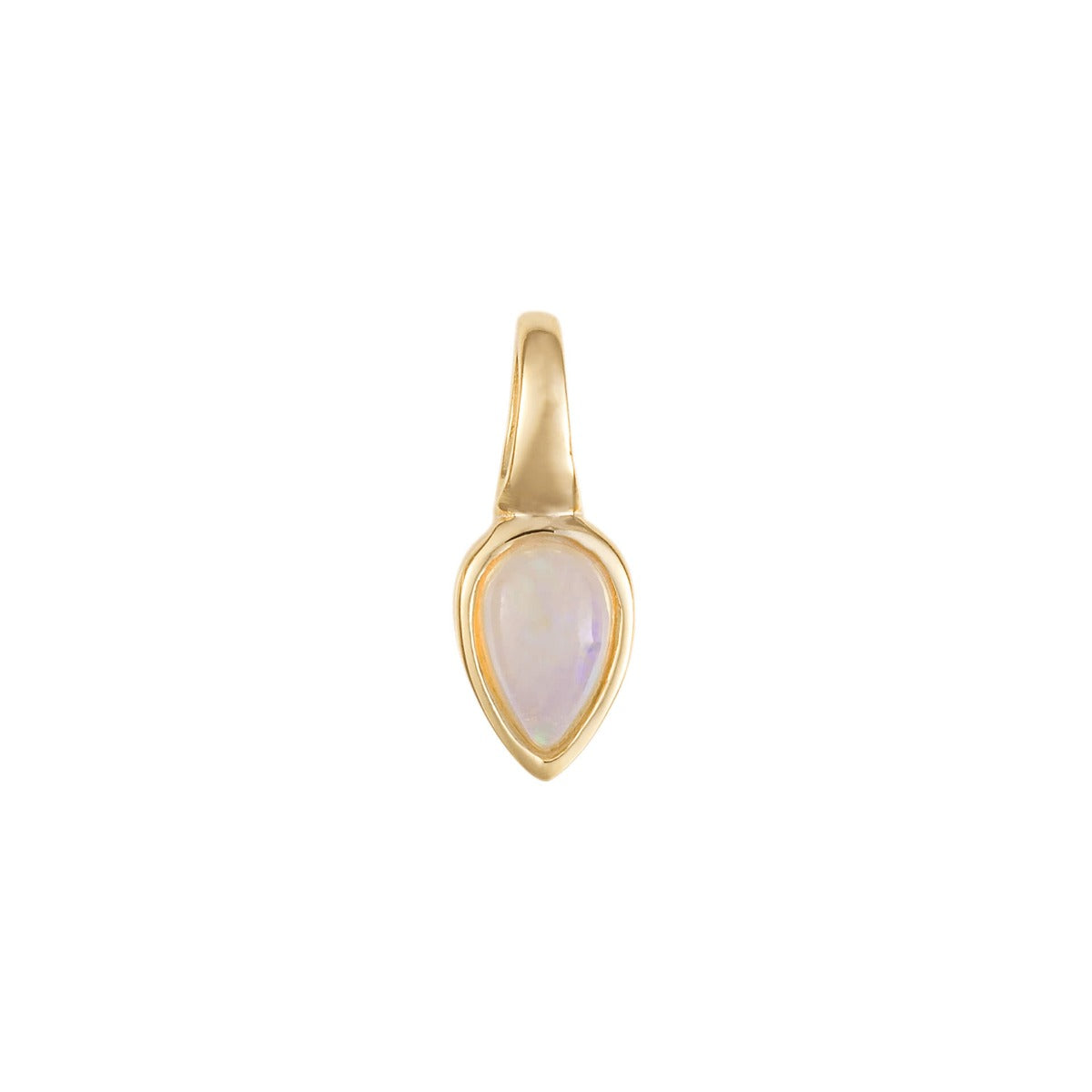 Gecko Jewellery Semi-Precious Birthstone Pendant in Sterling Silver