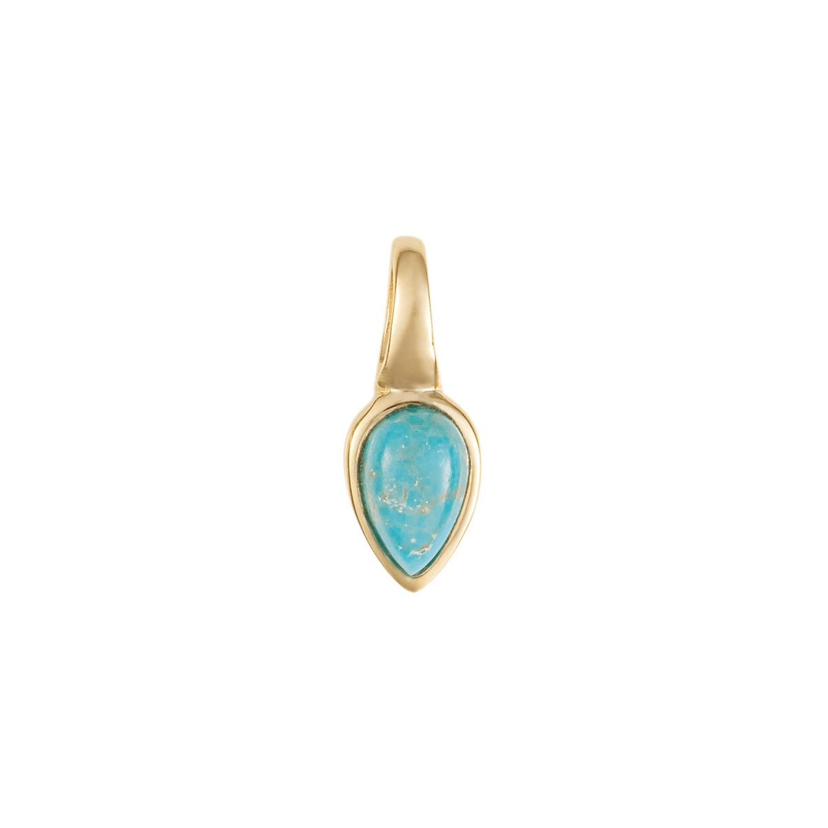 Gecko Jewellery Semi-Precious Birthstone Pendant in Sterling Silver