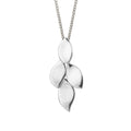 Gecko Jewellery Flowing Petals Drop Pendant – Recycled Sterling Silver