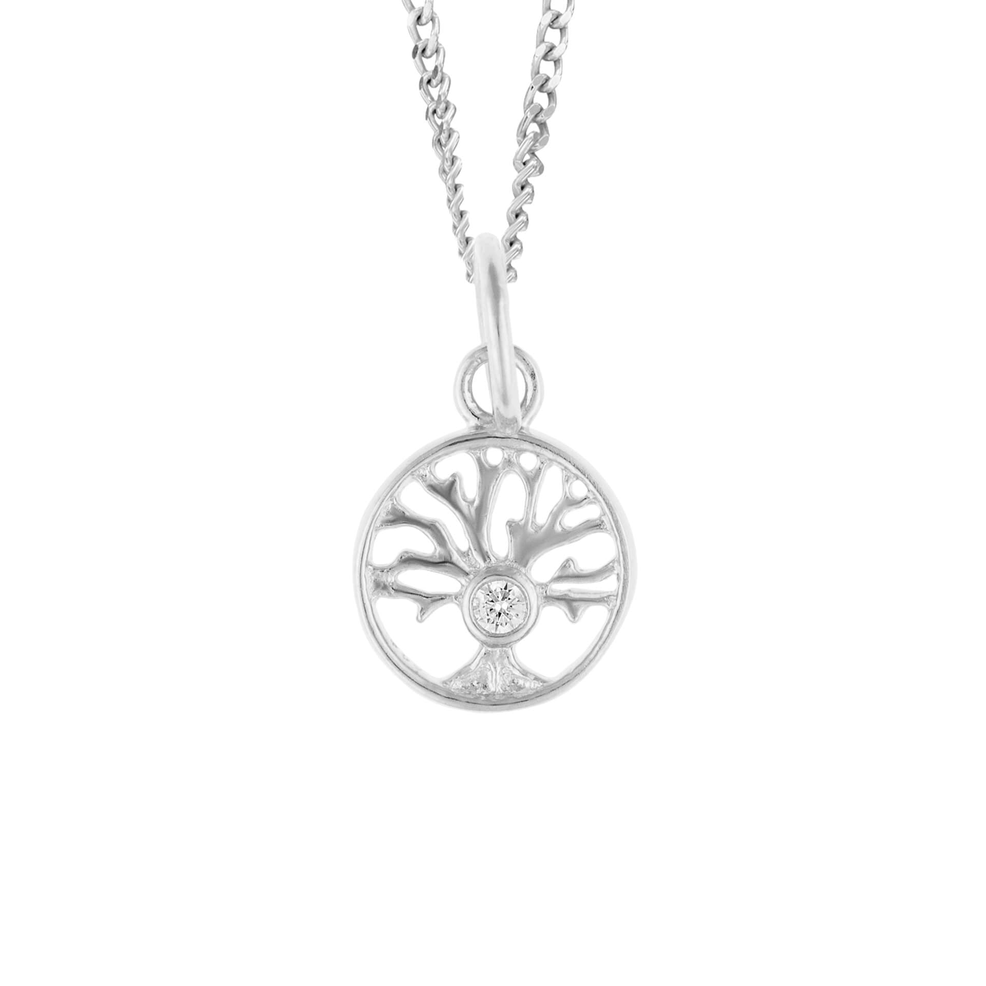Gecko Jewellery Tree of Life Pendant Charm | Recycled Sterling Silver
