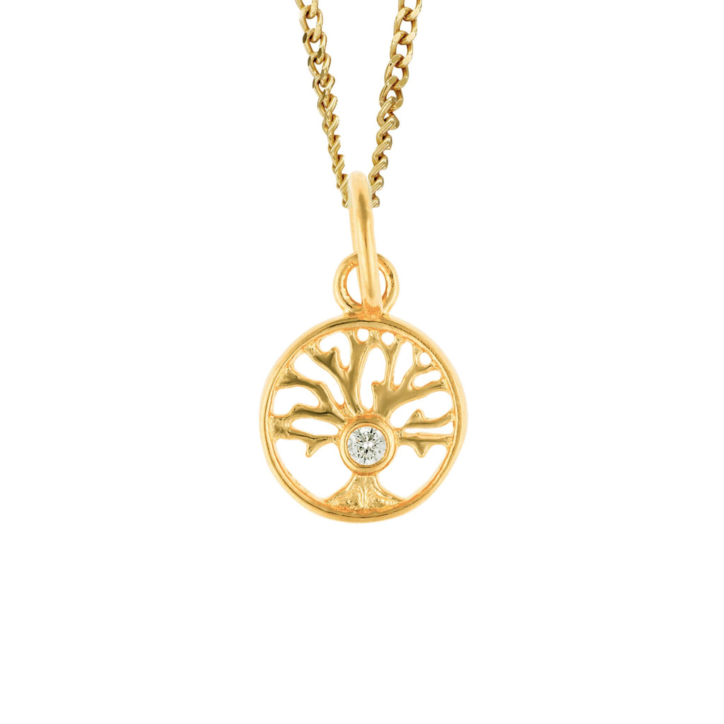 Gecko Jewellery Tree of Life Pendant Charm | Recycled Sterling Silver