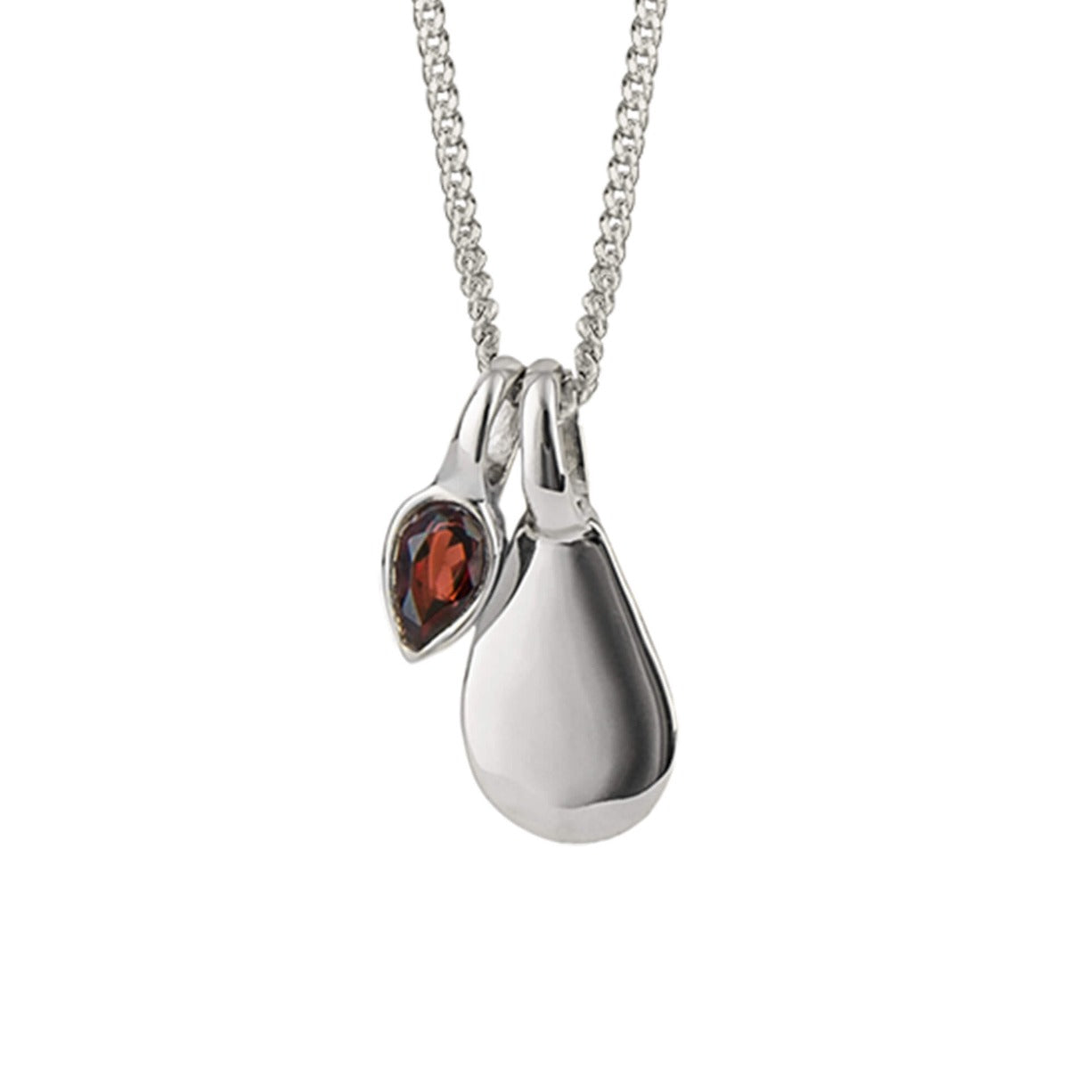 Gecko Jewellery Semi-Precious Birthstone Necklace | Recycled Silver