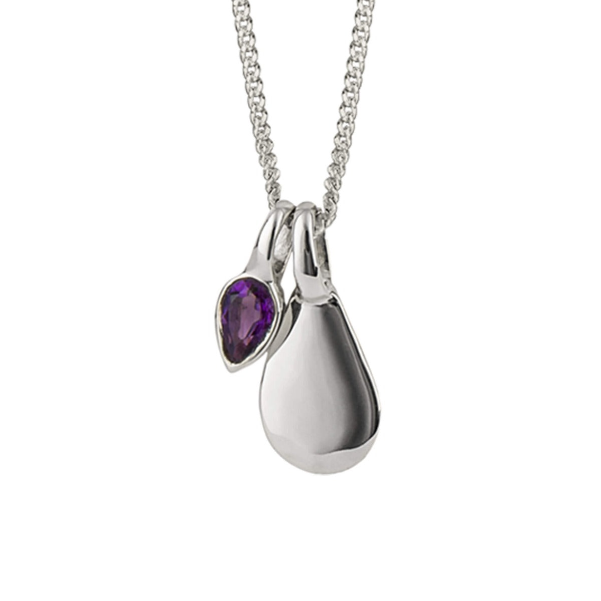Gecko Jewellery Semi-Precious Birthstone Necklace | Recycled Silver